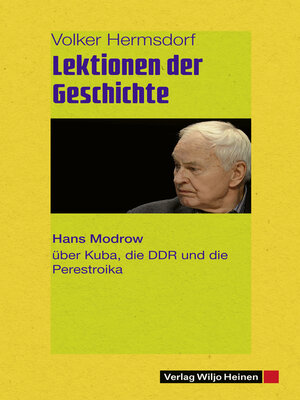 cover image of Lektionen der Geschichte